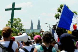 Tens of thousands of pilgrims (80% under age 35) travel to Chartres to celebrate the Traditional Latin Mass…