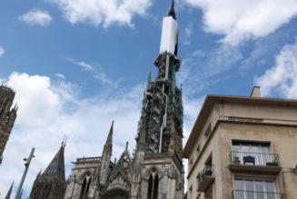 Rouen Cathedral Reopens After Minor Spire Fire; Blaze Is Quickly Brought Under Control…