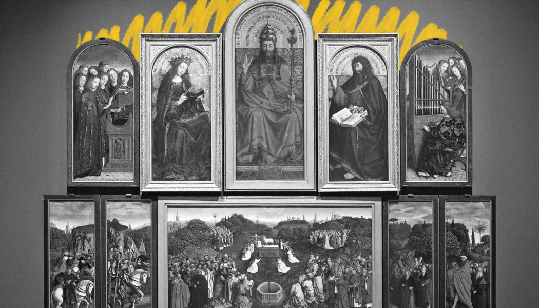 The most stolen artwork of all time is the famous and astonishing Ghent Altarpiece…