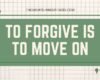 Forgiving is Not Excusing