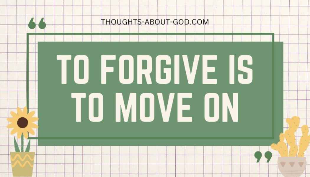 Forgiving is Not Excusing