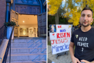 Surrounded by Halloween witchery, Catholics in Salem wage a battle for souls…