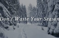 Don’t Waste Your Season